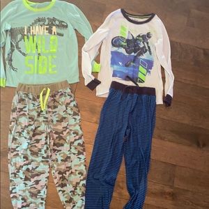 OshKosh pajama 2 sets size 10 GUC